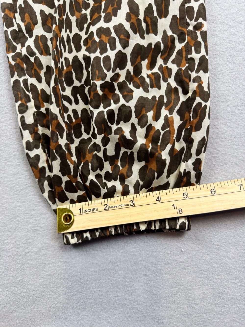 TORY BURCH Women’s Leopard Print 100% Cotton Beach Pants Size Small NWT $298 - Picture 13 of 14